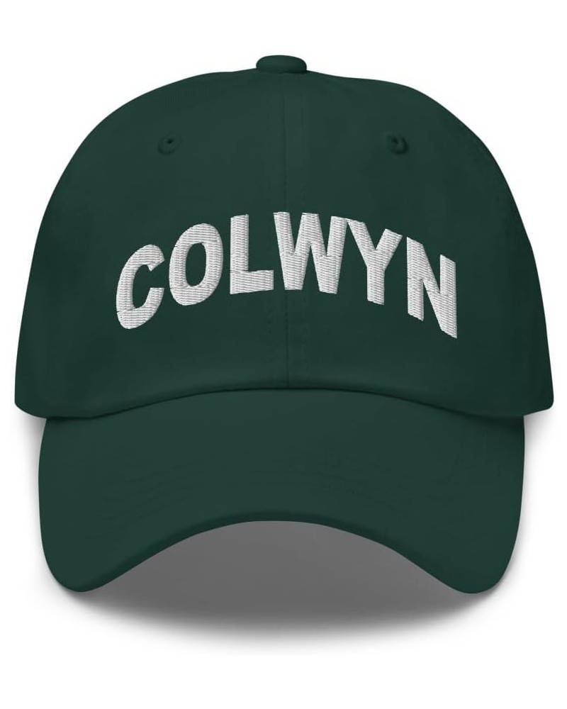 Colwyn Pennsylvania Hat Colwyn PA Cap Embroidered Dad Hat Adjustable Closure Unisex Spruce $17.20 Baseball Caps