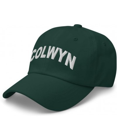 Colwyn Pennsylvania Hat Colwyn PA Cap Embroidered Dad Hat Adjustable Closure Unisex Spruce $17.20 Baseball Caps