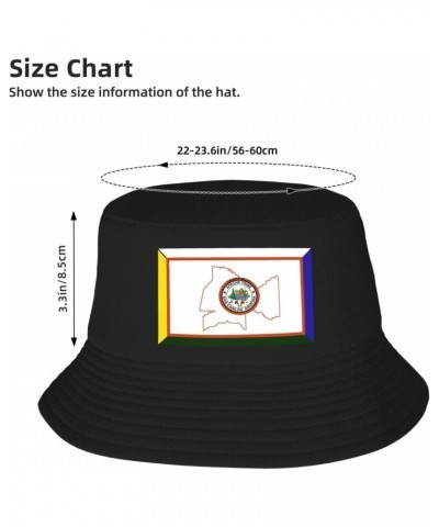 Flag of The San Carlos Apache Tribe Bucket Hat for Women Men Bucket Hats Summer Sun Hats Beach Travel Fishing Golf Cap Black ...