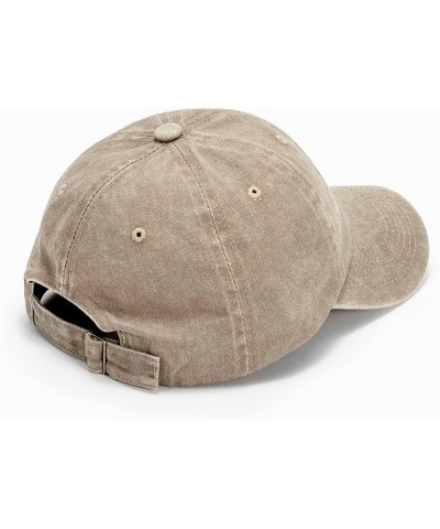 Street Baseball Cap for Men Women Running Outdoor Dad Hat Unisex Caps Vintage Style Visor Four Seasons Classic Khaki $6.84 Ba...