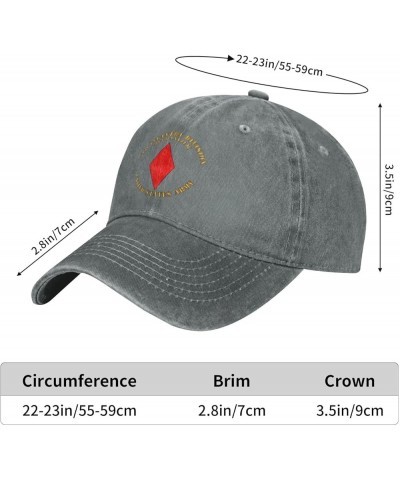 5th Infantry Division Adjustable Fashion Outdoor Baseball Cap Outdoor, Trucker hat for Men and Women.Black Gray $10.43 Baseba...