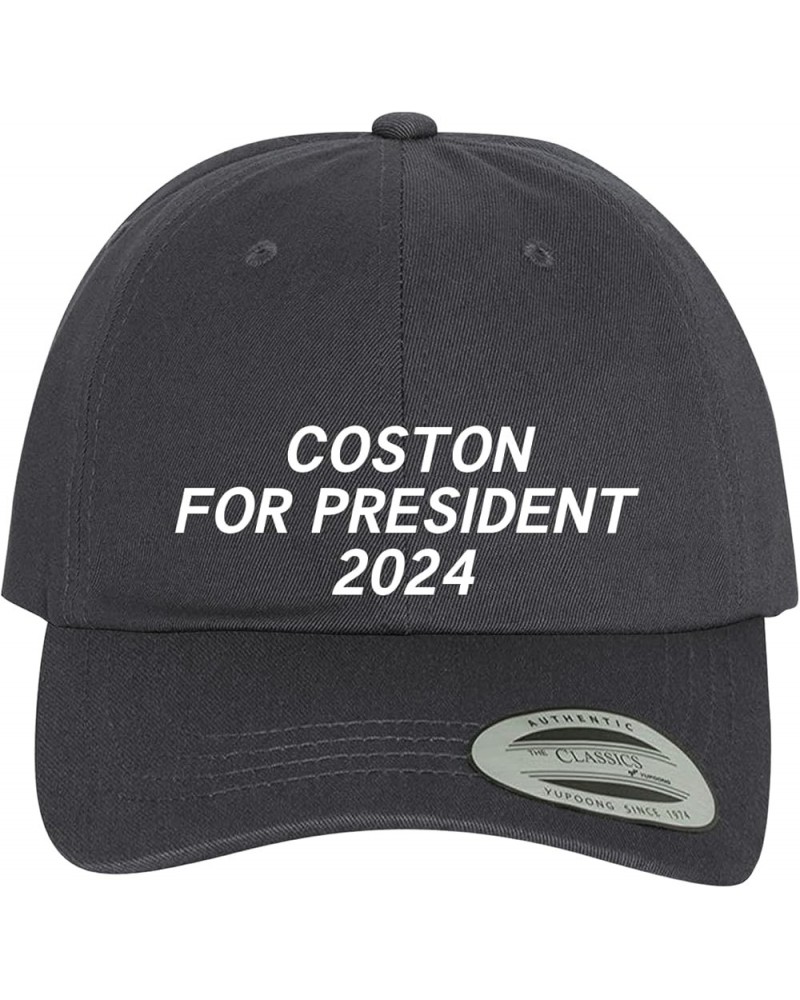 Coston for President 2024 - Comfortable Dad Hat Baseball Cap Dark Grey $16.30 Baseball Caps