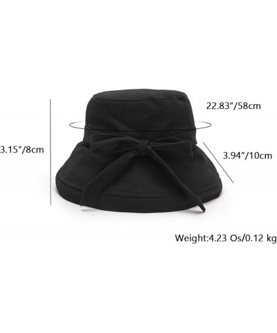 100% Cotton Canvas Fisherman hat Women Summer Sunscreen Casual hat Mz010-black $7.64 Baseball Caps