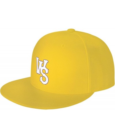 Winston-Salem Dashs Logo Hats for Men Flat Bill Fitted Caps Hiphop Rap Adjustable Baseball Trucker Dad Hat Yellow $13.43 Base...