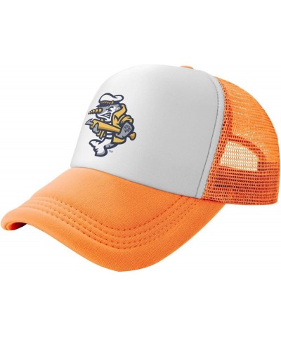 Norwich Sea Unicorns University Trucker Hats for Both Men and Women - Mesh Baseball Snapback Hats Orange $8.61 Baseball Caps