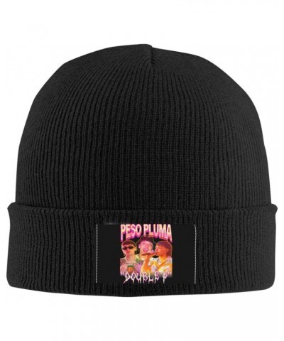 Peso Classic Musician Pluma Beanie Soft Knit Caps Skull Hat for Men Women Winter Hat Unisex Knit Cuffed Beanies Comfortable R...