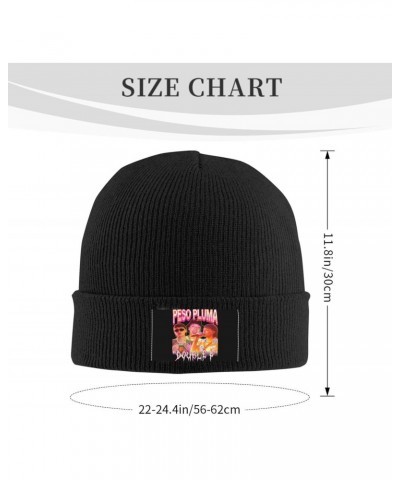 Peso Classic Musician Pluma Beanie Soft Knit Caps Skull Hat for Men Women Winter Hat Unisex Knit Cuffed Beanies Comfortable R...