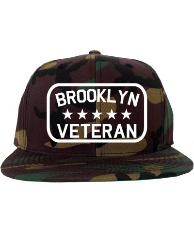 Brooklyn Veteran Mens Snapback Hat Camo $17.66 Baseball Caps