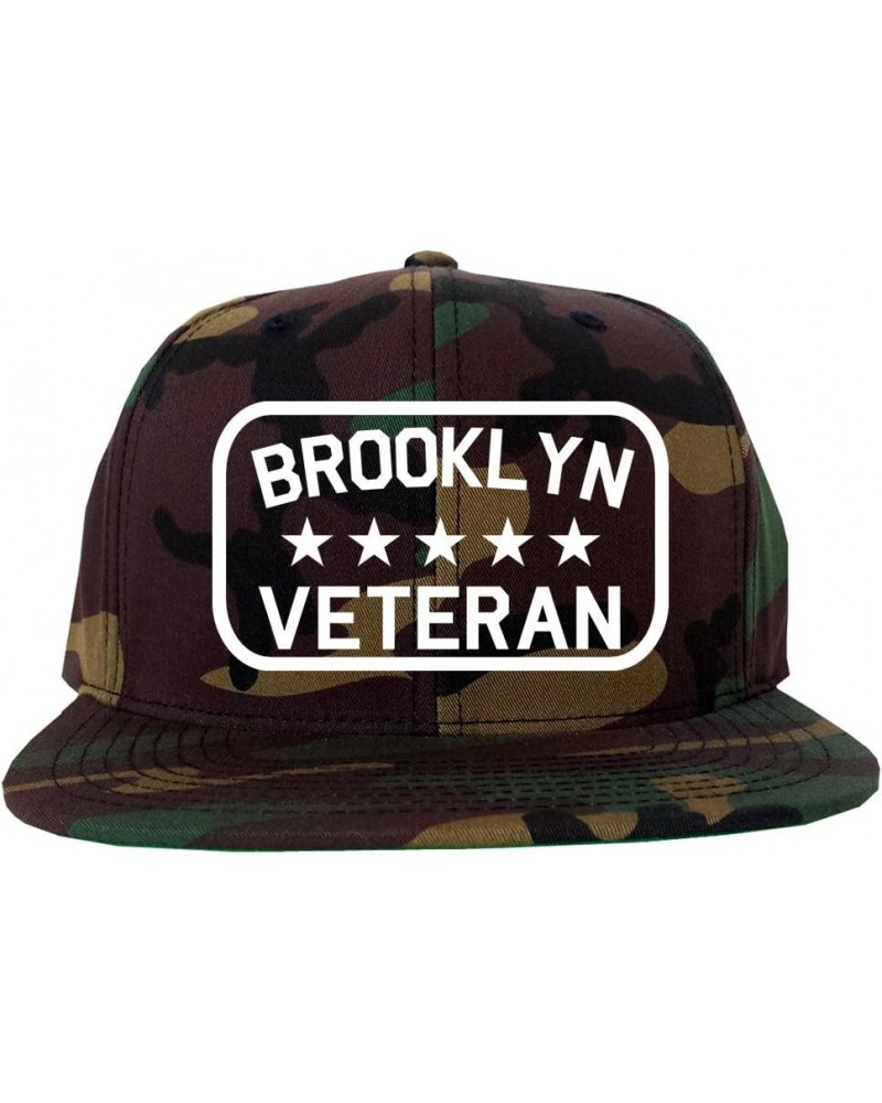 Brooklyn Veteran Mens Snapback Hat Camo $17.66 Baseball Caps