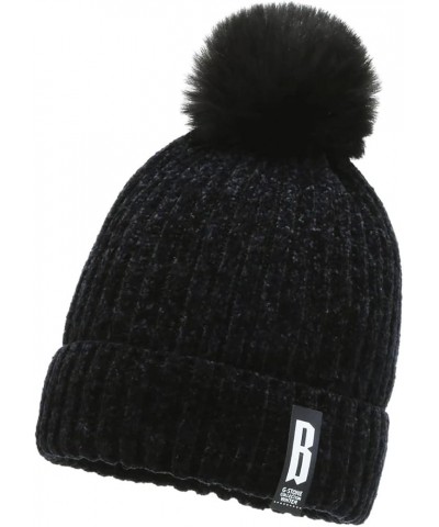 Winter Wool Warm hat Black $9.17 Newsboy Caps