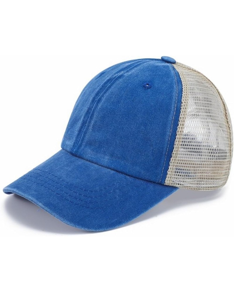 Women's Mesh Baseball Caps Adjustable Low Profile Sun Hats Breathable Lightweight Running Hiking Summer Hat Blue $7.04 Sun Hats