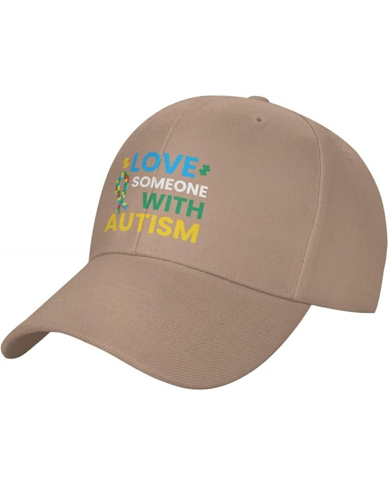 Adjustable Love Someone with Autism Baseball Cap Women Men Hat Truck Driver Baseball Caps Sun Hats Natural $13.17 Baseball Caps