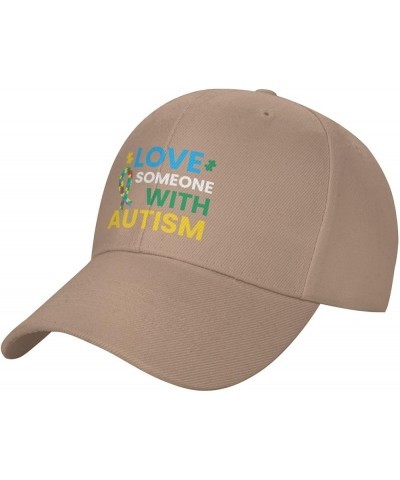 Adjustable Love Someone with Autism Baseball Cap Women Men Hat Truck Driver Baseball Caps Sun Hats Natural $13.17 Baseball Caps