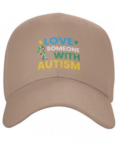 Adjustable Love Someone with Autism Baseball Cap Women Men Hat Truck Driver Baseball Caps Sun Hats Natural $13.17 Baseball Caps