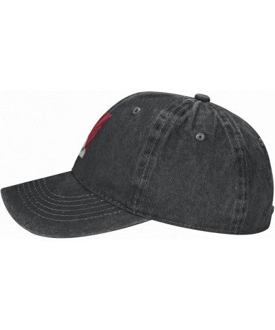 Denim Baseball Cap Adjustable Fitted Hat Retro Casquette for Men Women Black $10.01 Baseball Caps