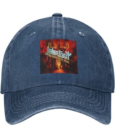 Judas Music Priest Baseball Cap Denim Hat Outdoor Adjustable Classic Unisex Washed Cotton Soft Cap Black Navy Blue $9.95 Base...