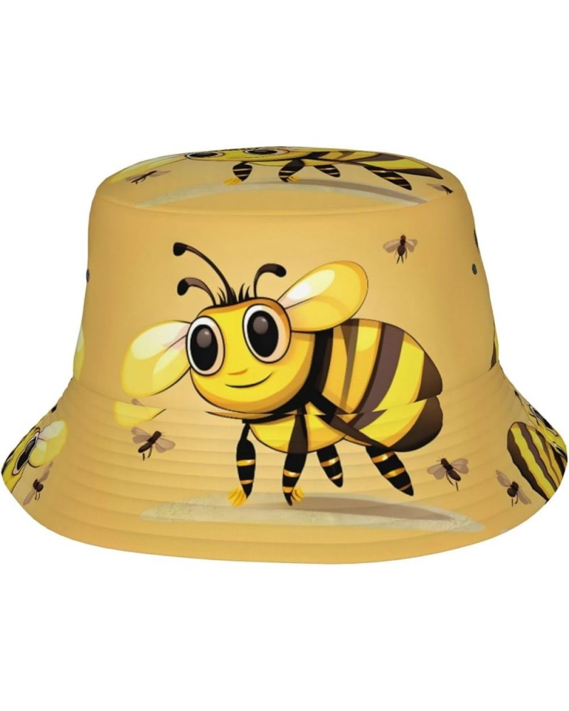 Unisex Fashion Bucket Hat - Beach Sun Visor for Men and Women, Lightweight Outdoor Bucket Cap-Zebra Cute Cartoon Bee $15.46 B...