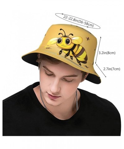 Unisex Fashion Bucket Hat - Beach Sun Visor for Men and Women, Lightweight Outdoor Bucket Cap-Zebra Cute Cartoon Bee $15.46 B...