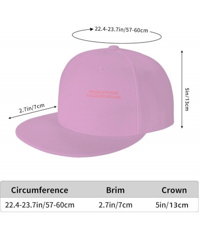 Women's and Men's Baseball Caps World's Best Talking Stage Low Profile Dad Hat Adjustable Casquette Cap,Black Pink $9.53 Base...