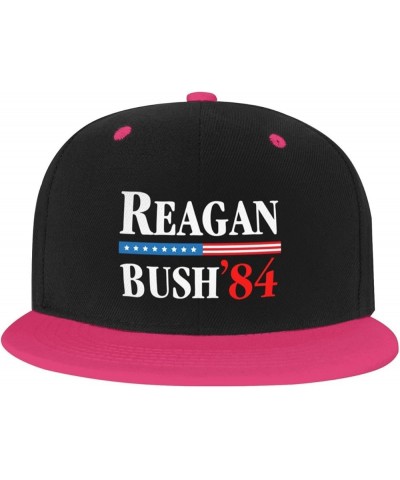 Reagan Bush 84 Baseball Cap for Women Cowboy Hat Trucker Hat Men Dad Hat Adjustable Hat Snapback Hat White Pink $9.33 Basebal...