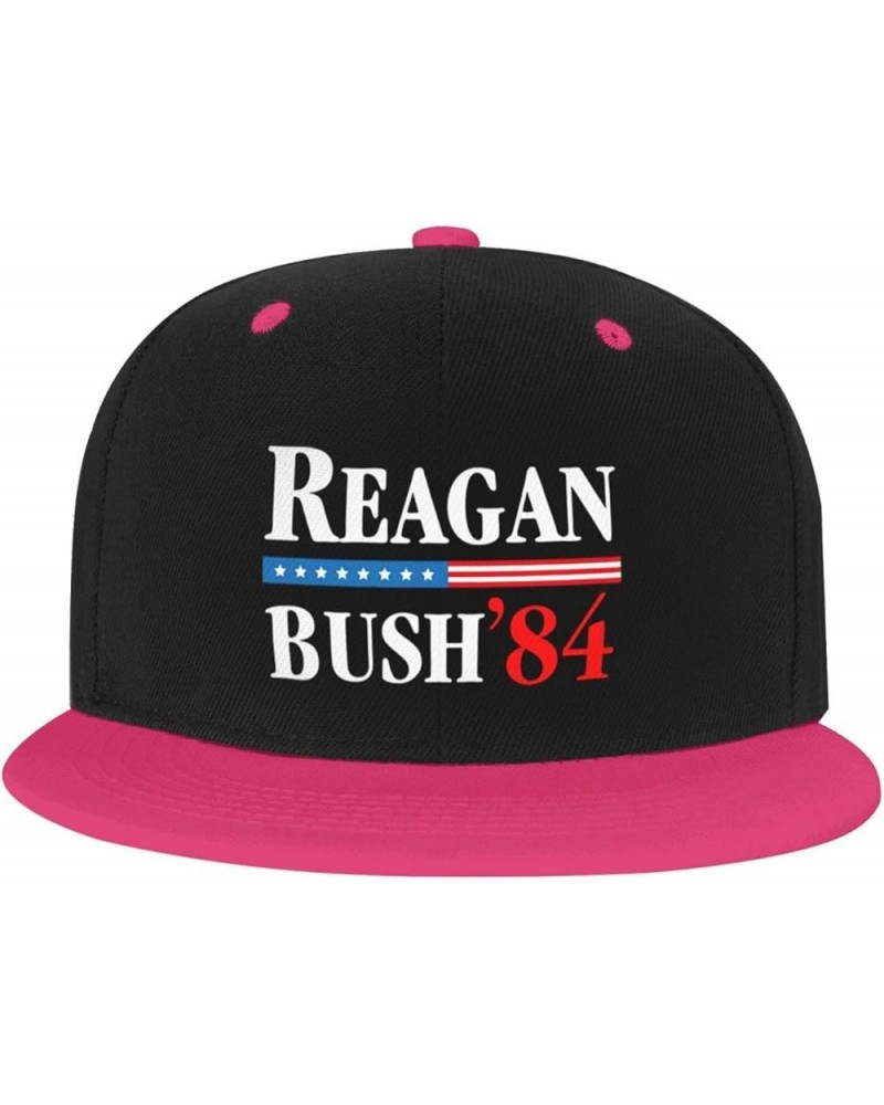 Reagan Bush 84 Baseball Cap for Women Cowboy Hat Trucker Hat Men Dad Hat Adjustable Hat Snapback Hat White Pink $9.33 Basebal...