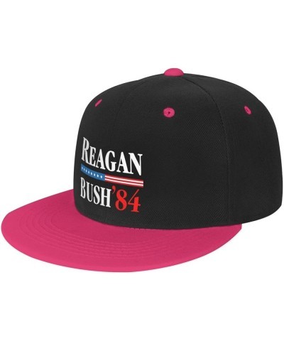 Reagan Bush 84 Baseball Cap for Women Cowboy Hat Trucker Hat Men Dad Hat Adjustable Hat Snapback Hat White Pink $9.33 Basebal...