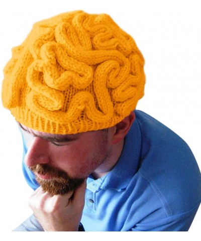 Womens Mens Winter Warm Hat Crochet Slouchy Beanie Oversized Winter Hats 2022 Printed Faux Fur Pom Knitted Caps Yellow $9.09 ...