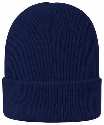 Satin Lined Beanie for Women Silk Lined Beanie Knit Winter Hats for Women Skull Cap Acrylic Soft Warm Beanie Hat Navy $7.79 S...