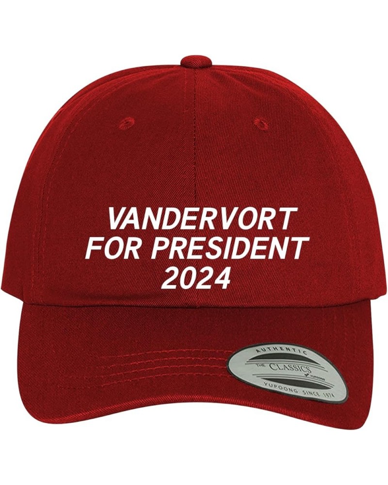 Vandervort for President 2024 - Comfortable Dad Hat Baseball Cap Red $14.67 Baseball Caps