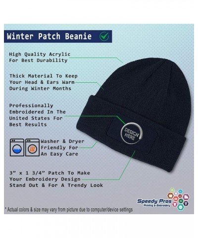 Custom Patch Beanie I Love Aceh Pheasant Winter Hats Acrylic Skull Cap Hats for Men & Women 1 Size Navy Design Only $13.05 Sk...