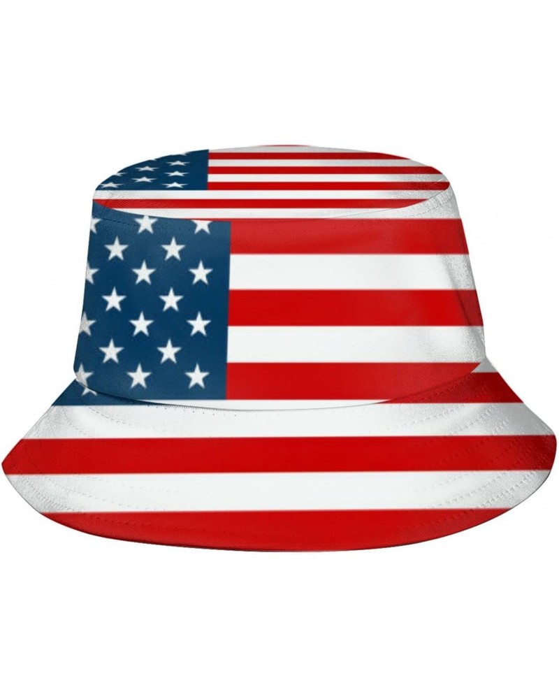 Bucket Cap,United States Flag Bucket Hat Black and White Bucket Hat Fisherman Hat Sun Hat for Women Men $12.85 Bucket Hats