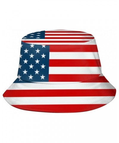 Bucket Cap,United States Flag Bucket Hat Black and White Bucket Hat Fisherman Hat Sun Hat for Women Men $12.85 Bucket Hats