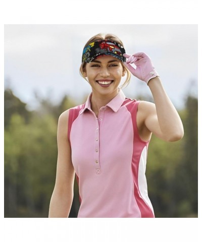 Mens Womens Sun Visors with UV Protection Sports Sun Visor Hats Golf Cap Color 1016 $8.38 Visors