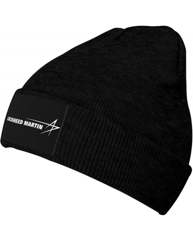 Lockheed Martin Stretch Beanie Knit Hat for Men Women Winter Fall Spring Warm Cap Black $14.15 Skullies & Beanies