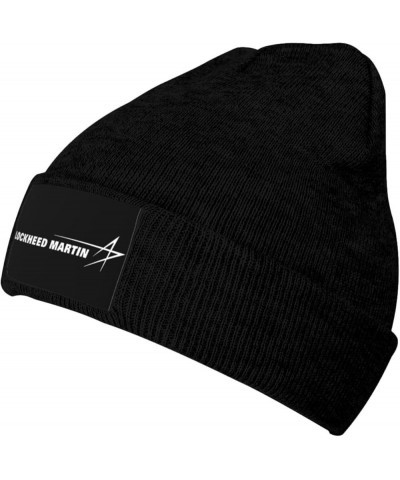 Lockheed Martin Stretch Beanie Knit Hat for Men Women Winter Fall Spring Warm Cap Black $14.15 Skullies & Beanies