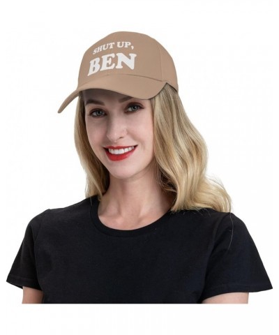 Shut-Up, Ben-Hat Funny Hats Adults Cute Hats Baseball caps for Men Women Natural $10.57 Baseball Caps