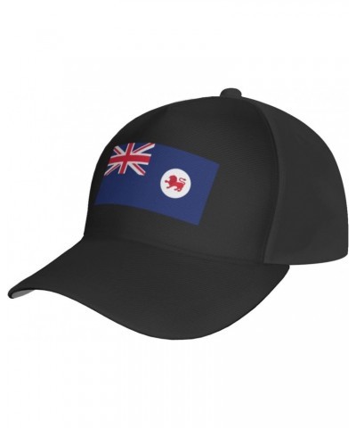 Adjustable Flag of Tasmania Baseball Cap for Men Women Baseball Hat Outdoor Casual Breathable Caps Trucker Hats Sun Hat Black...