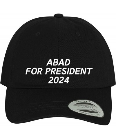 Abad for President 2024 - Comfortable Dad Hat Baseball Cap Black $18.90 Baseball Caps