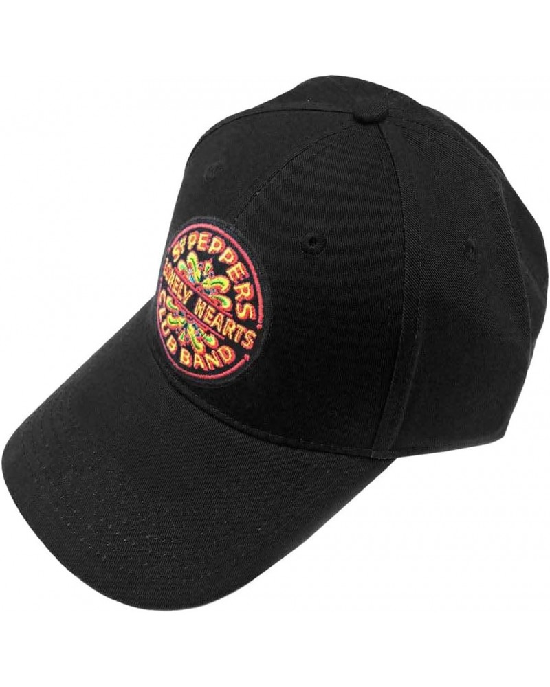 The Beatles Sgt Pepper Drum Black Baseball Cap Size One Size $9.59 Baseball Caps