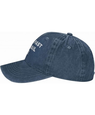 Isn't It Past Your Jail Time Funny Hat Retro Caps Adjustable Strap for Men Women Navy Blue $12.97 Baseball Caps