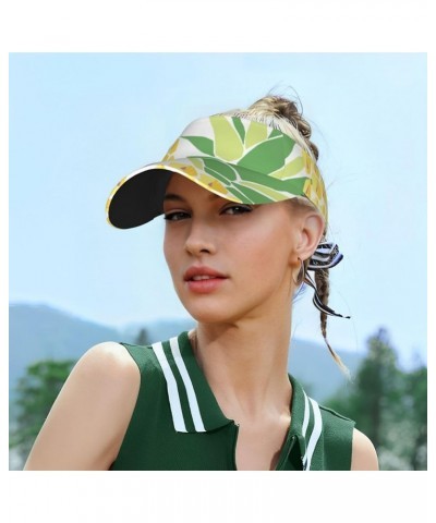 Sunscreen Visor Hats for Women & Men,Sport Empty Top Tennis Golf Sun Cap Brown_19 $10.24 Visors