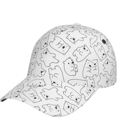 Cute Dog Baseball Cap Men Women - Classic Adjustable Plain Hat Cute Bear23 $23.42 Baseball Caps