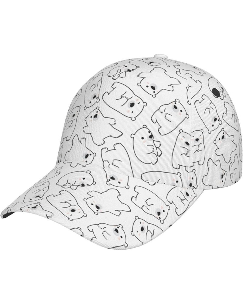 Cute Dog Baseball Cap Men Women - Classic Adjustable Plain Hat Cute Bear23 $23.42 Baseball Caps