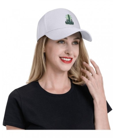 Monster in The Sea with Clouds Covering The Lighthouse Baseball Cap for Men Women Classic Adjustable Golf Dad Hat White $9.23...