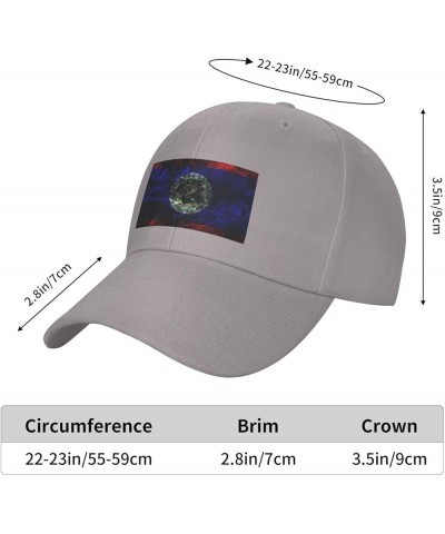 Adjustable Smoke Style Flag of Belize Baseball Caps for Men Women Hat Truck Driver Hats Funny Baseball Cap Gray $12.88 Baseba...