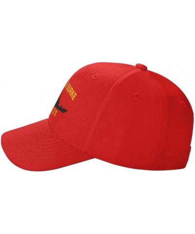 USS Arleigh Burke DDG 51 Flag Denim Hats Baseball Caps Fisherman's hat Knitted hat Red $15.05 Baseball Caps