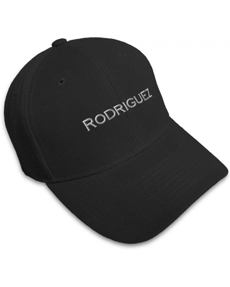 Baseball Cap Rodriguez Last Name Spanish Embroidery Foreign Languages Black Design Only $11.61 Baseball Caps