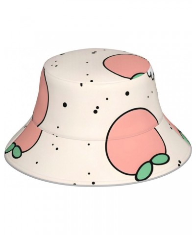 Peachy Cutie Fisherman's Hat, Summer Foldable Sun Hat,&* Men's and Women's Sun Hat, Suitable for Beach, Camping, Hiking. Blac...