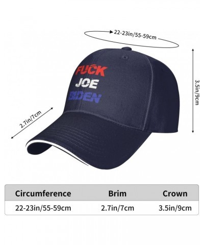 Fuck Joe Biden Sucks Funny Election Anti-Biden Trucker Hats Adjustable Baseball Golf Cap Casquette Hat Outdoor Navy Blue $11....