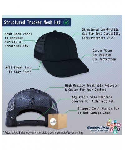 Trucker Hat Baseball Cap Powered by Optimism Cotton Dad Hats for Men & Women Navy $10.80 Baseball Caps